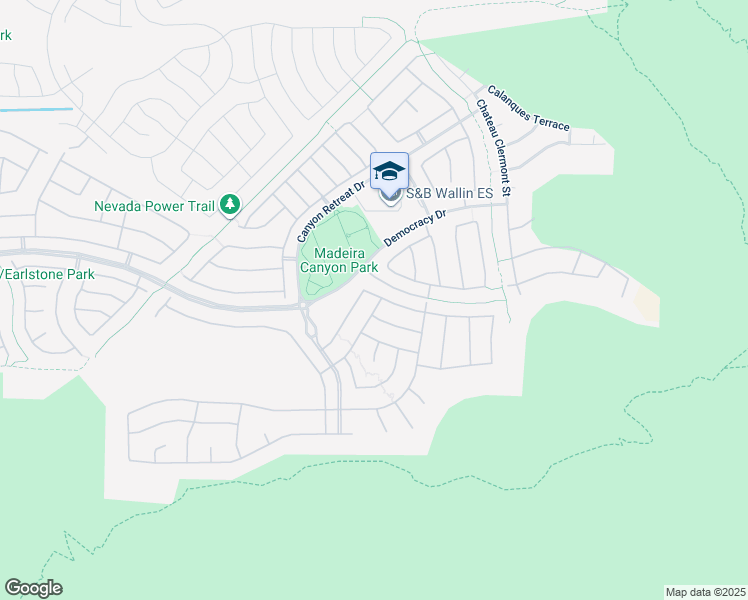 map of restaurants, bars, coffee shops, grocery stores, and more near 2705 Cyrano Street in Henderson