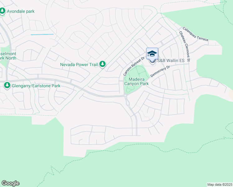map of restaurants, bars, coffee shops, grocery stores, and more near 2709 Rue Toulouse Avenue in Henderson