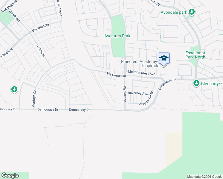 map of restaurants, bars, coffee shops, grocery stores, and more near 3019 Termini Avenue in Henderson
