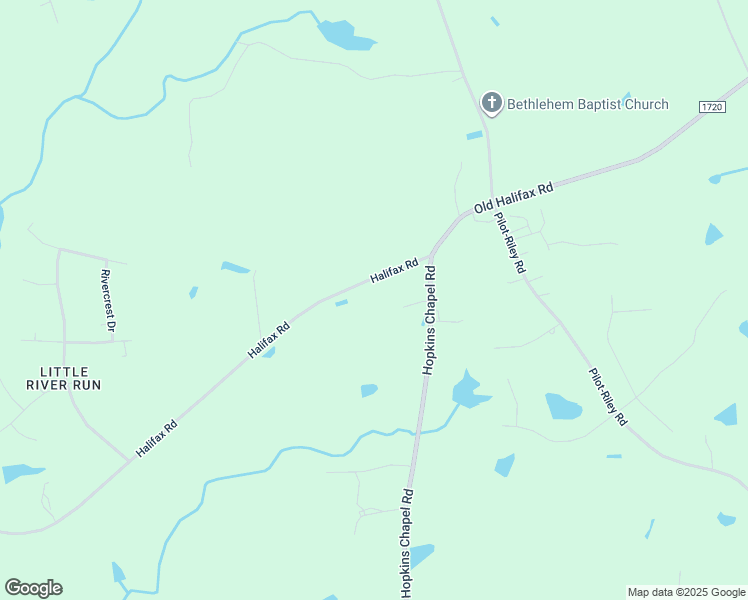 map of restaurants, bars, coffee shops, grocery stores, and more near 8312 Halifax Road in Youngsville