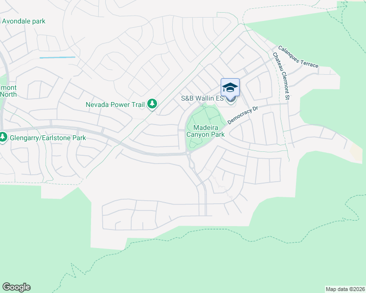 map of restaurants, bars, coffee shops, grocery stores, and more near 702 Canyon Retreat Drive in Henderson