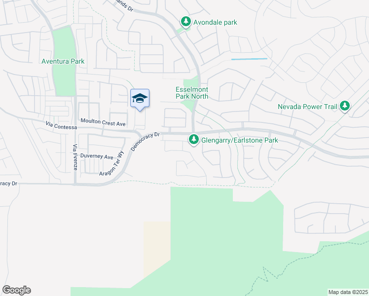 map of restaurants, bars, coffee shops, grocery stores, and more near 2856 Kinknockie Way in Henderson
