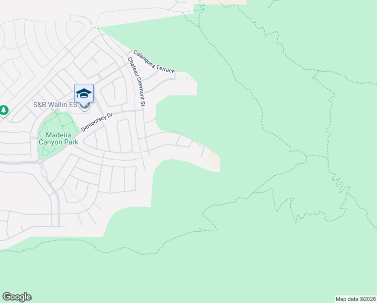 map of restaurants, bars, coffee shops, grocery stores, and more near 2125 De Rouge Avenue in Henderson