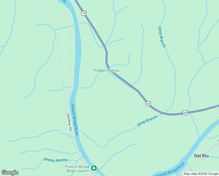 map of restaurants, bars, coffee shops, grocery stores, and more near 2895 U.S. 25 in Del Rio