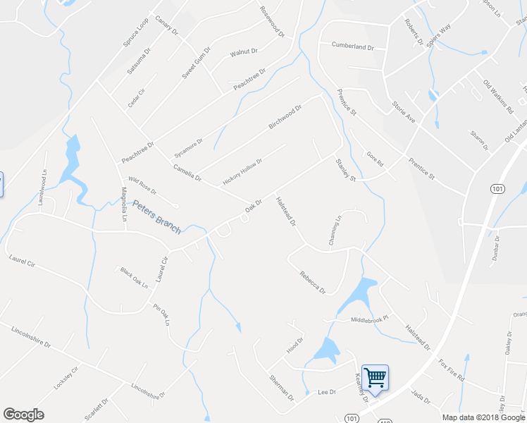 map of restaurants, bars, coffee shops, grocery stores, and more near 2259 Oak Drive in Crossville