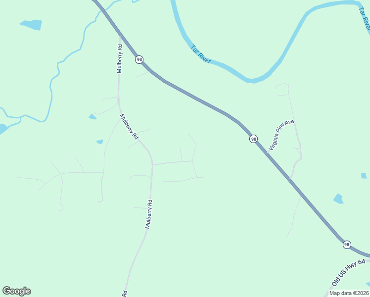 map of restaurants, bars, coffee shops, grocery stores, and more near 80 Morningdew Way in Zebulon