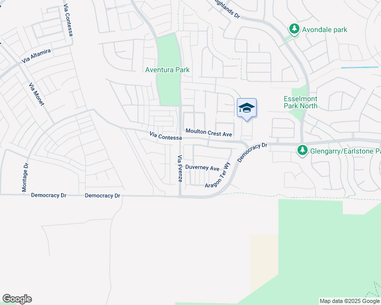 map of restaurants, bars, coffee shops, grocery stores, and more near 2811 Falling Mist Street in Henderson