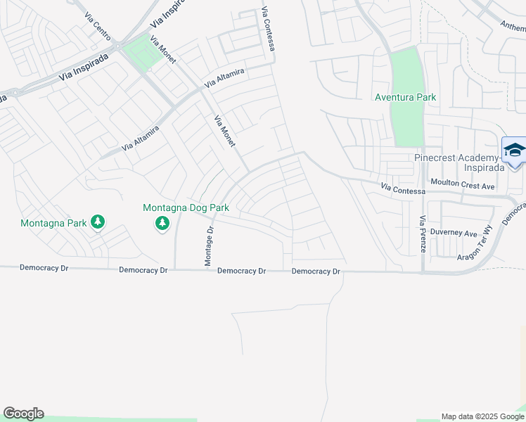 map of restaurants, bars, coffee shops, grocery stores, and more near 3234 Casalotti Avenue in Henderson