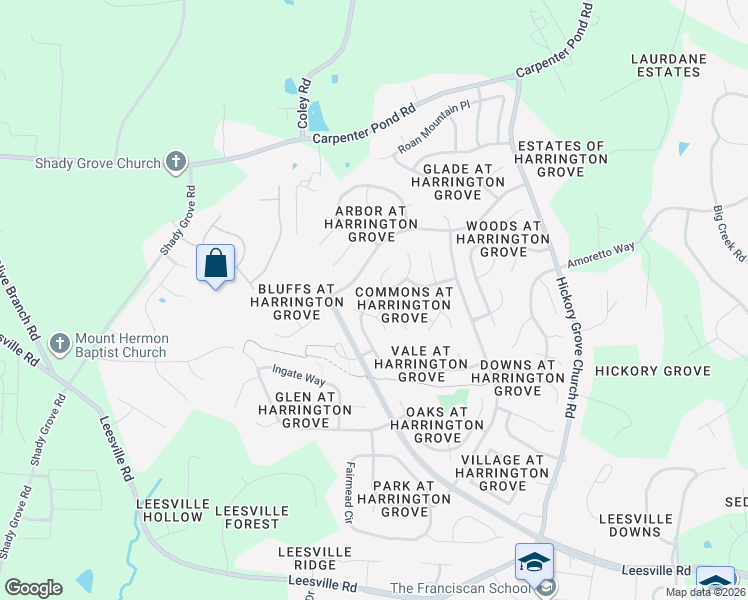 map of restaurants, bars, coffee shops, grocery stores, and more near 12205 Jarden Court in Raleigh