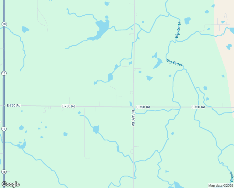 map of restaurants, bars, coffee shops, grocery stores, and more near 344866 East 750 Road in Agra