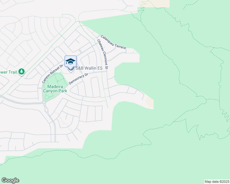 map of restaurants, bars, coffee shops, grocery stores, and more near 2172 De Rouge Avenue in Henderson