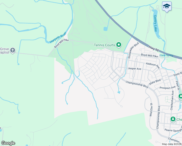 map of restaurants, bars, coffee shops, grocery stores, and more near 3019 Kathryn Avenue in Franklin