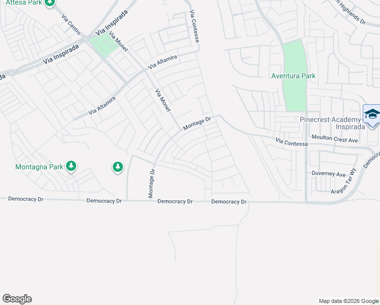 map of restaurants, bars, coffee shops, grocery stores, and more near 3231 Avernus Avenue in Henderson