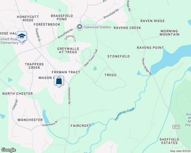 map of restaurants, bars, coffee shops, grocery stores, and more near 5201 Ginger Trail in Raleigh