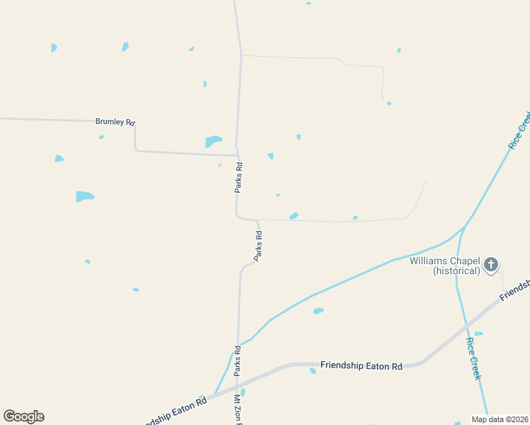 map of restaurants, bars, coffee shops, grocery stores, and more near 597 Parks Road in Friendship