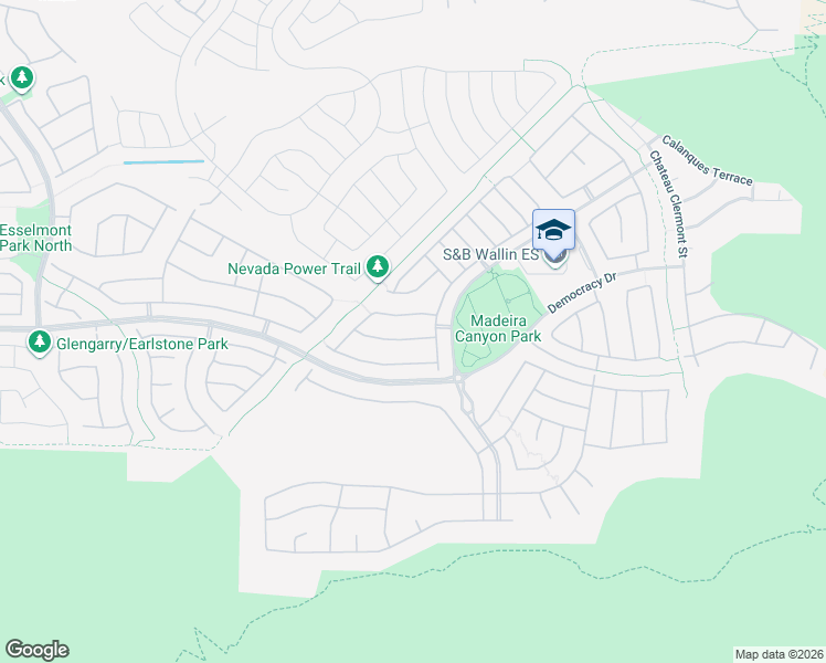 map of restaurants, bars, coffee shops, grocery stores, and more near 2717 Rue Marquette Avenue in Henderson