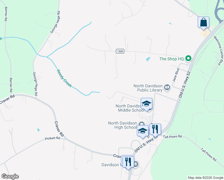 map of restaurants, bars, coffee shops, grocery stores, and more near 382 Mae Zimmerman Drive in Lexington