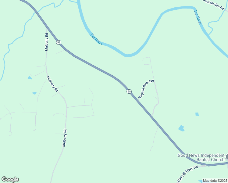 map of restaurants, bars, coffee shops, grocery stores, and more near 1538 North Carolina 98 Highway East in Spring Hope