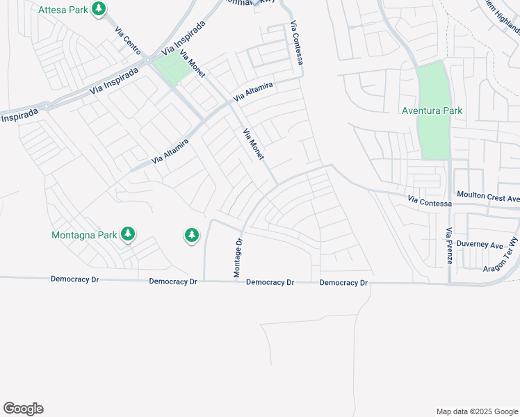 map of restaurants, bars, coffee shops, grocery stores, and more near 3263 Montage Drive in Henderson