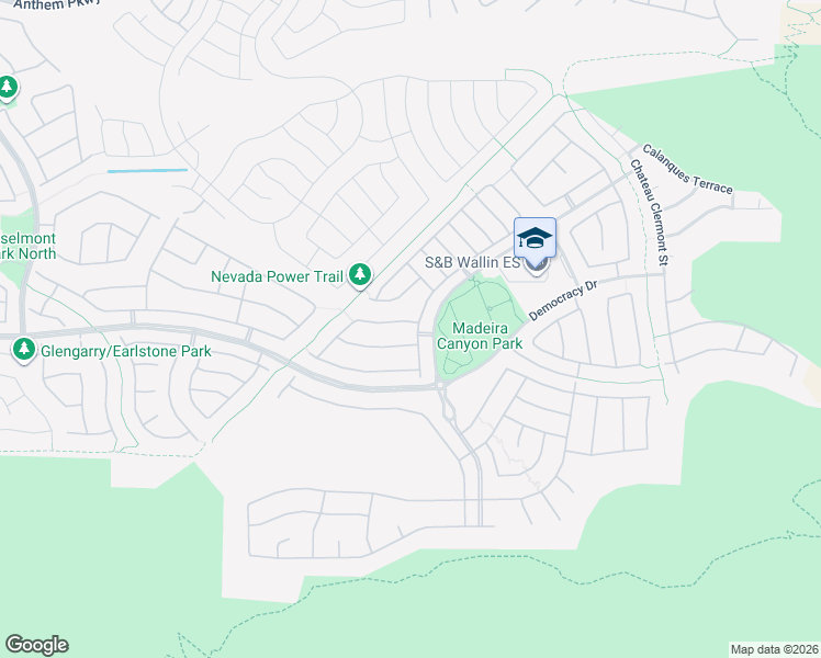 map of restaurants, bars, coffee shops, grocery stores, and more near 2717 Rue Marquette Ave in Henderson