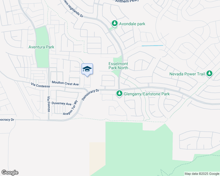 map of restaurants, bars, coffee shops, grocery stores, and more near 2827 Dalsetter Drive in Henderson