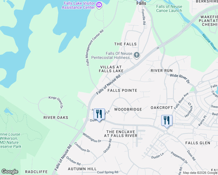 map of restaurants, bars, coffee shops, grocery stores, and more near 11507 Azari Court in Raleigh
