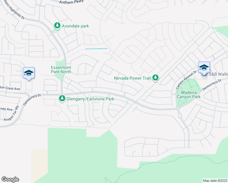 map of restaurants, bars, coffee shops, grocery stores, and more near 2631 Lochleven Way in Henderson