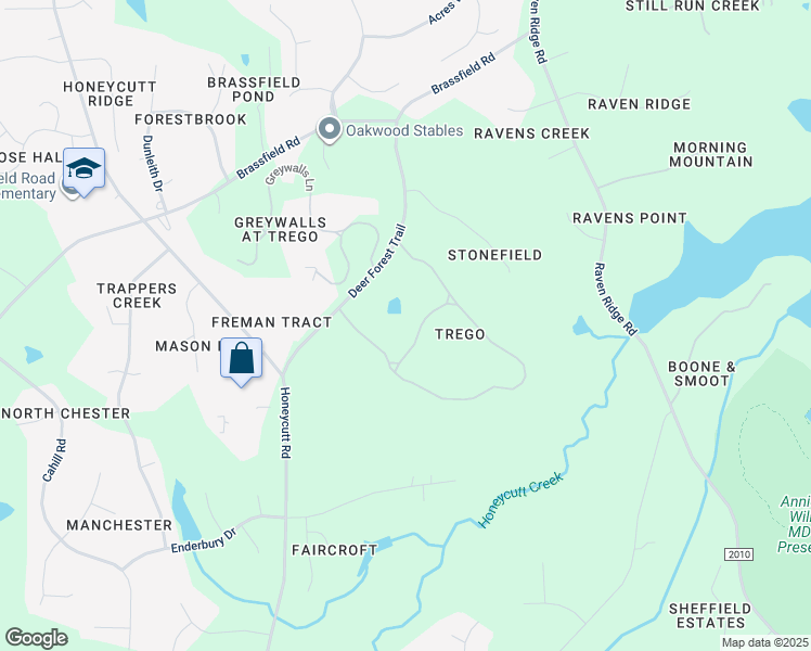 map of restaurants, bars, coffee shops, grocery stores, and more near 5209 Ginger Trail in Raleigh