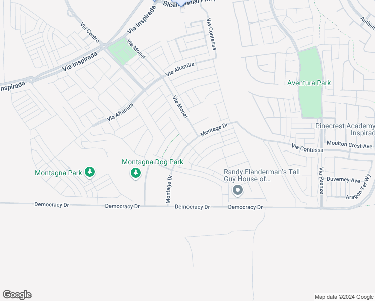 map of restaurants, bars, coffee shops, grocery stores, and more near 3245 Montage Drive in Henderson
