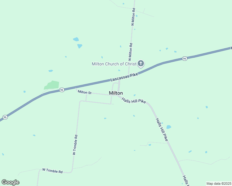 map of restaurants, bars, coffee shops, grocery stores, and more near in Milton