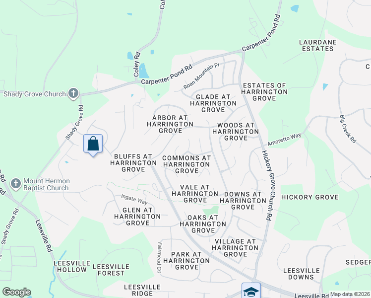 map of restaurants, bars, coffee shops, grocery stores, and more near 5600 Edgebury Road in Raleigh