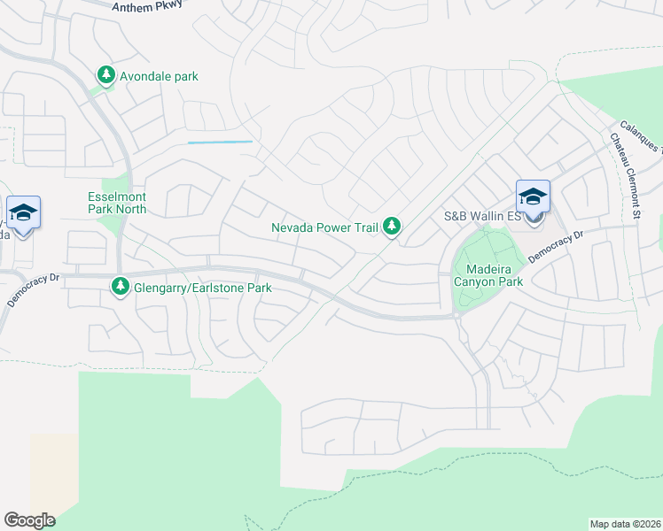 map of restaurants, bars, coffee shops, grocery stores, and more near 2563 Dirleton Place in Henderson
