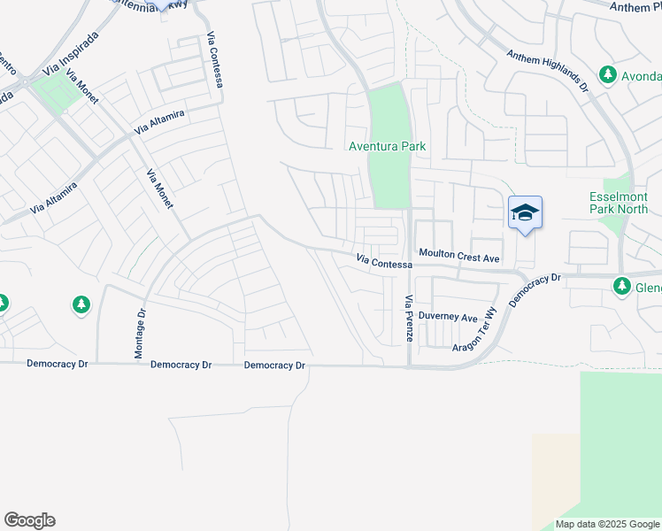map of restaurants, bars, coffee shops, grocery stores, and more near 2787 Donatello Manor Place in Henderson