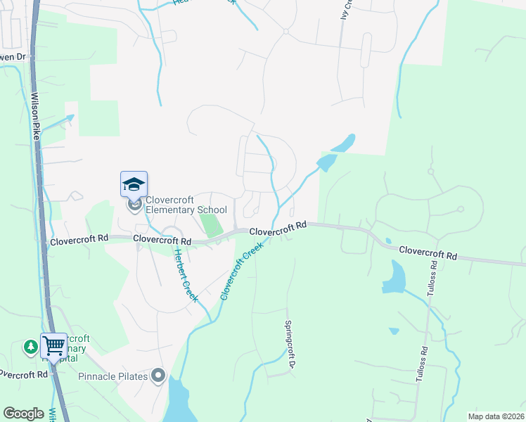 map of restaurants, bars, coffee shops, grocery stores, and more near 427 Gambrel Street in Franklin
