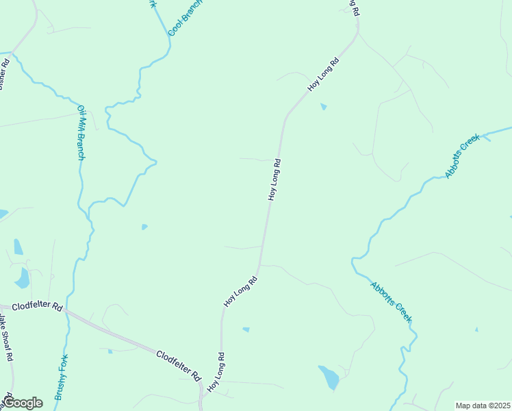 map of restaurants, bars, coffee shops, grocery stores, and more near 845 Hoy Long Road in Winston-Salem