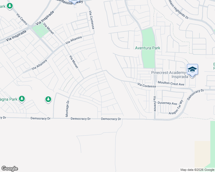 map of restaurants, bars, coffee shops, grocery stores, and more near 3162 Casalotti Avenue in Henderson