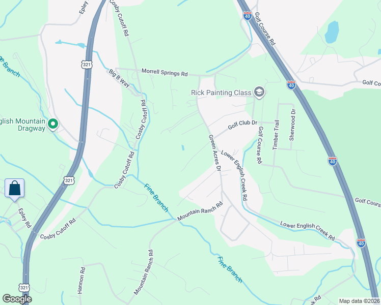 map of restaurants, bars, coffee shops, grocery stores, and more near 194 Terry Street in Newport