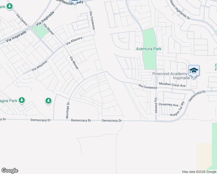 map of restaurants, bars, coffee shops, grocery stores, and more near 3162 Casalotti Avenue in Henderson