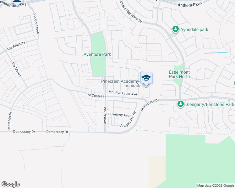 map of restaurants, bars, coffee shops, grocery stores, and more near 2959 Moulton Crest Avenue in Henderson