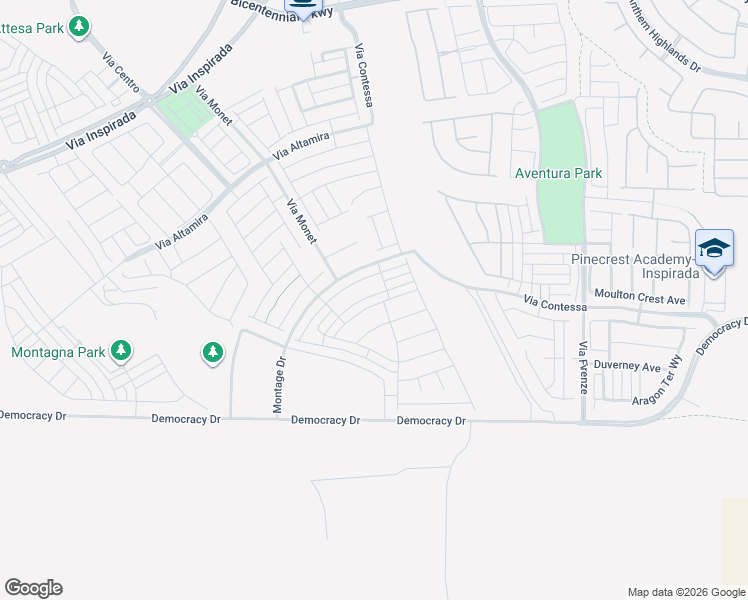 map of restaurants, bars, coffee shops, grocery stores, and more near 3195 Brynley Avenue in Henderson