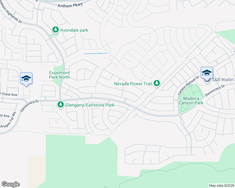 map of restaurants, bars, coffee shops, grocery stores, and more near 2623 Lochleven Way in Henderson