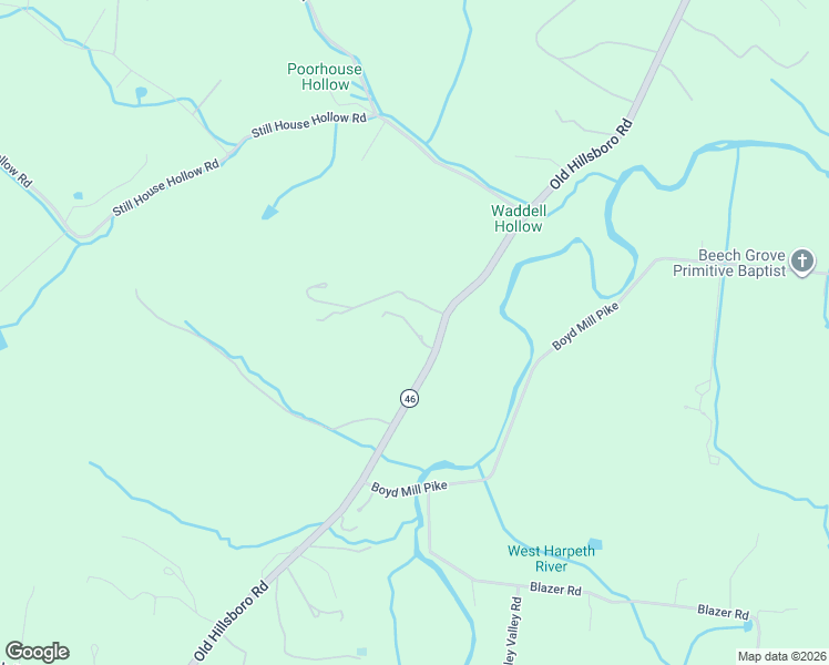 map of restaurants, bars, coffee shops, grocery stores, and more near 2060 Old Hillsboro Road in Franklin