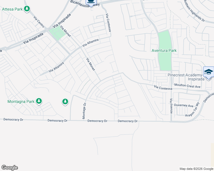 map of restaurants, bars, coffee shops, grocery stores, and more near 3204 Brynley Avenue in Henderson