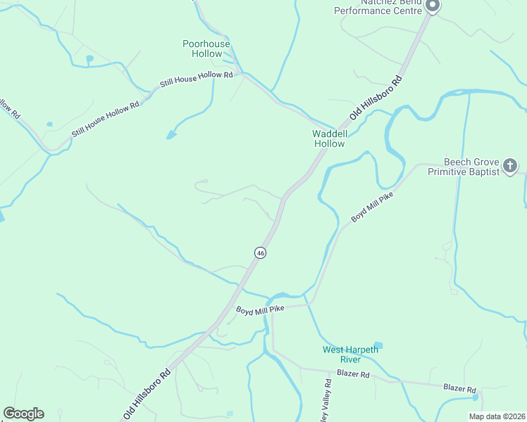 map of restaurants, bars, coffee shops, grocery stores, and more near 2060 Old Hillsboro Road in Franklin