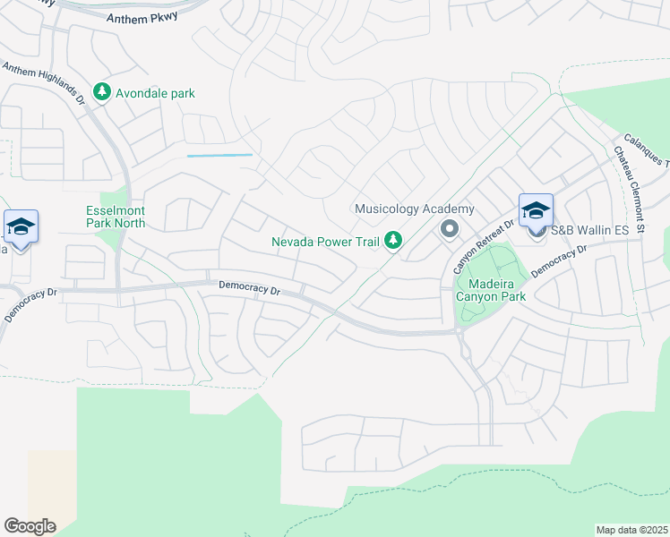 map of restaurants, bars, coffee shops, grocery stores, and more near 2568 Dirleton Place in Henderson