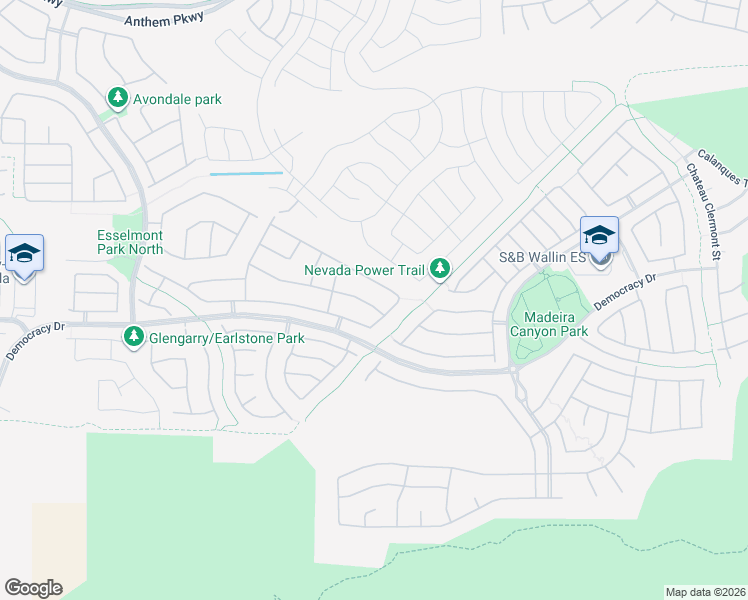 map of restaurants, bars, coffee shops, grocery stores, and more near 2568 Dirleton Place in Henderson