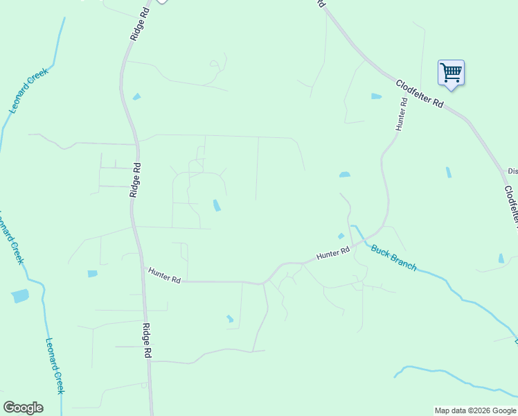 map of restaurants, bars, coffee shops, grocery stores, and more near 300 Ridge Drive in Lexington
