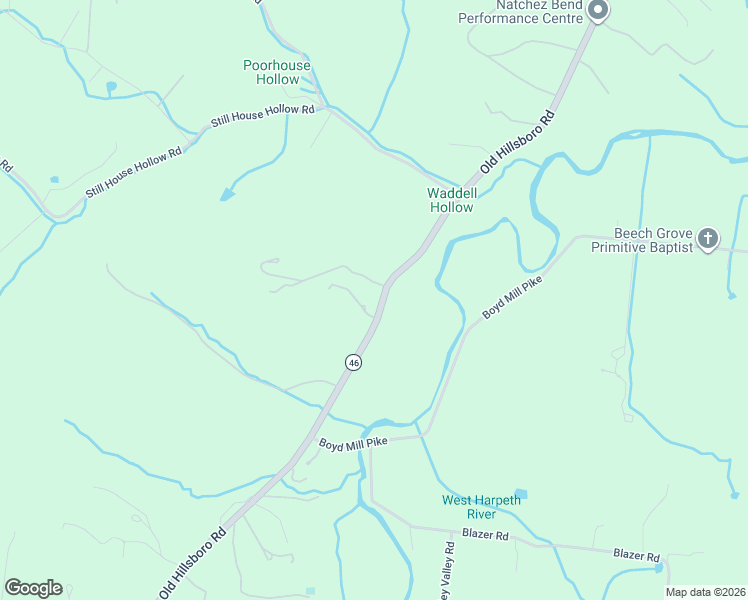 map of restaurants, bars, coffee shops, grocery stores, and more near 2060 Old Hillsboro Road in Franklin