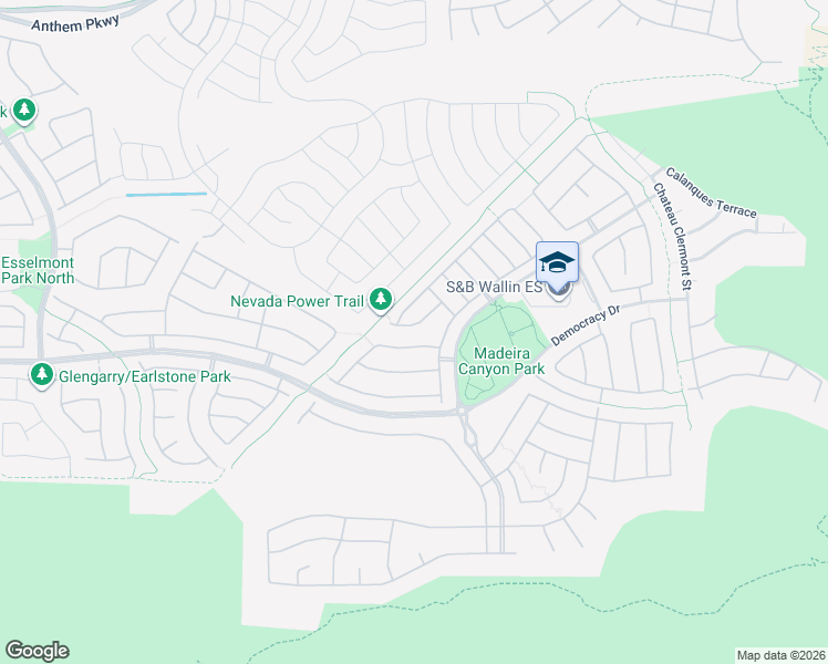 map of restaurants, bars, coffee shops, grocery stores, and more near 2701 Rimbaud Street in Henderson