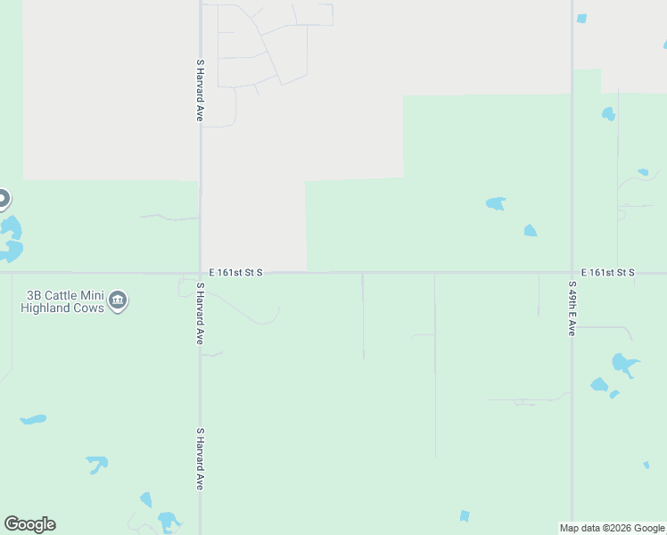 map of restaurants, bars, coffee shops, grocery stores, and more near 3535 East 161st Street South in Bixby